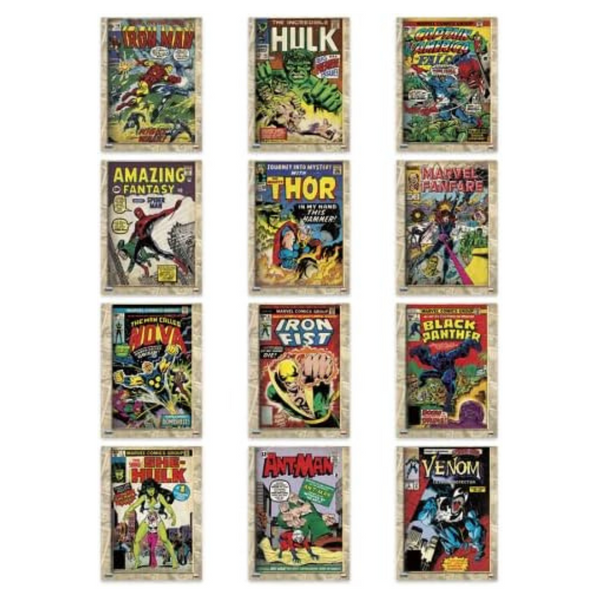 12-Count Trends International Marvel Comics Poster Book