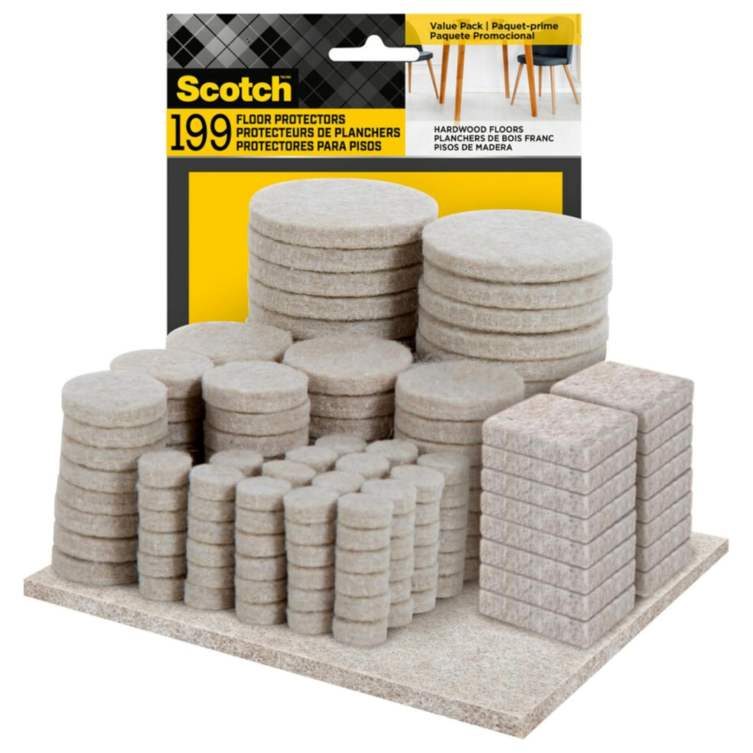 199-Piece Scotch Felt Furniture Pads