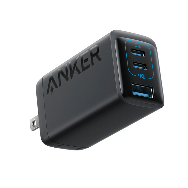 65W Anker PowerPort III 3-Port USB-C/A GaN II & PIQ 3.0 Wall Charger