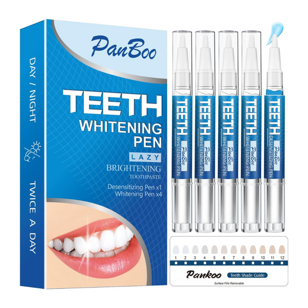 5 Pack Teeth Whitening Gel Pen Kit