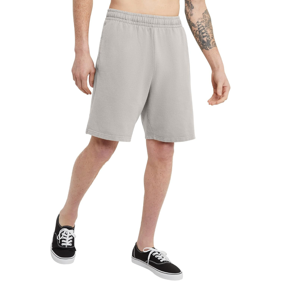 Hanes Men's 8" Originals Gym Pockets Cotton Shorts