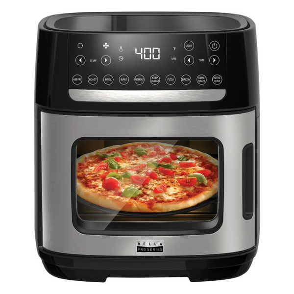 Bella PRO 12.6 Quart Touchscreen Air Fryer Pizza Oven With Rotisserie