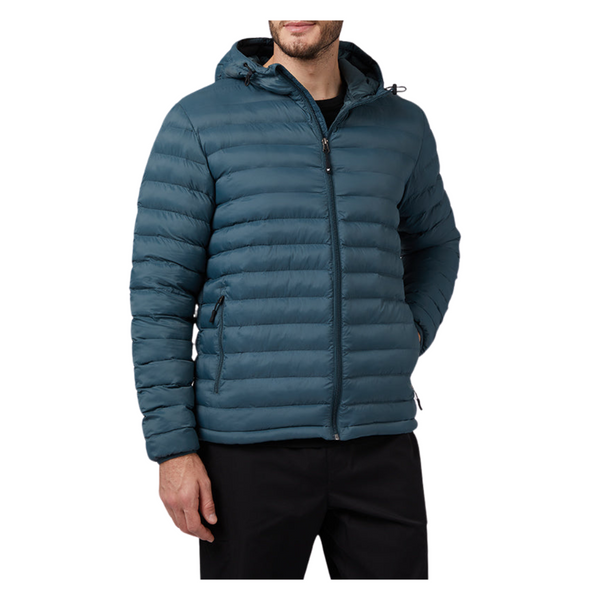 32 Degrees Men's Lightweight Poly-fill Packable Hooded Jacket