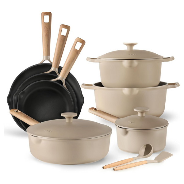 12-Piece Non Stick Kitchen Pots And Pans Cookware Sets