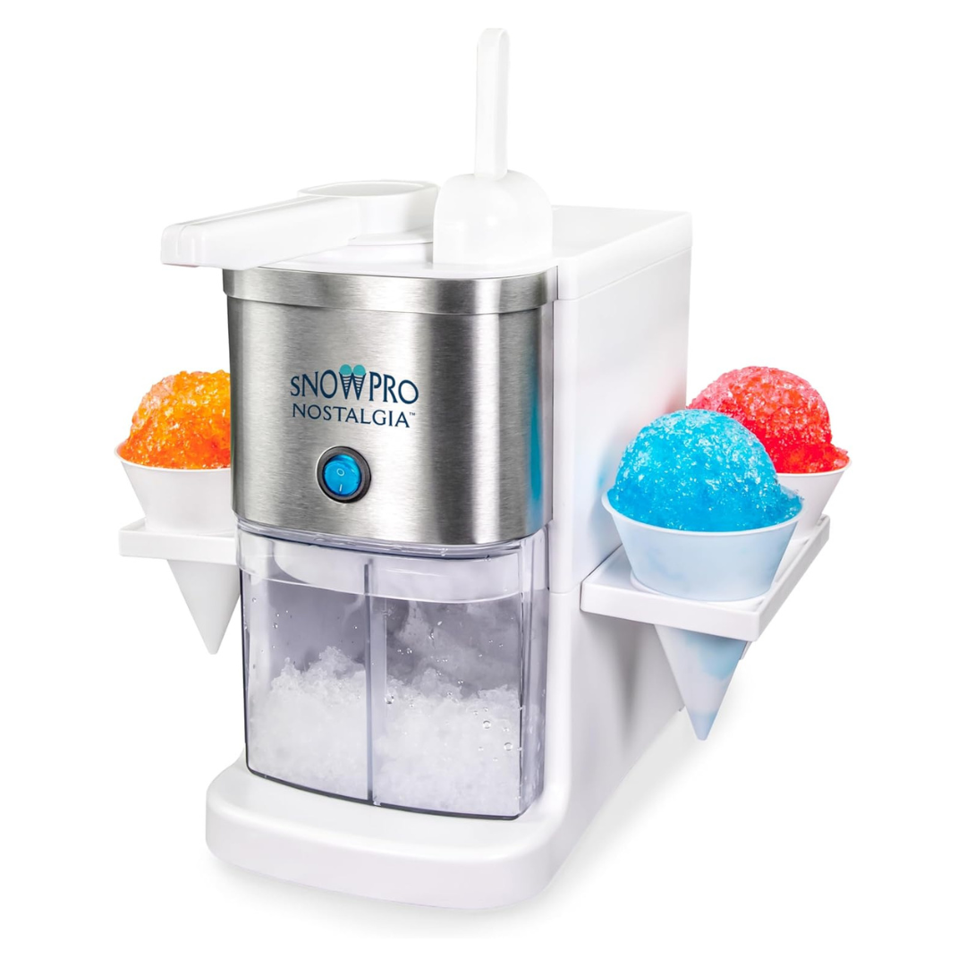 SnowPro Electric Shaved Ice & Snow Cone Maker 64-Ounce