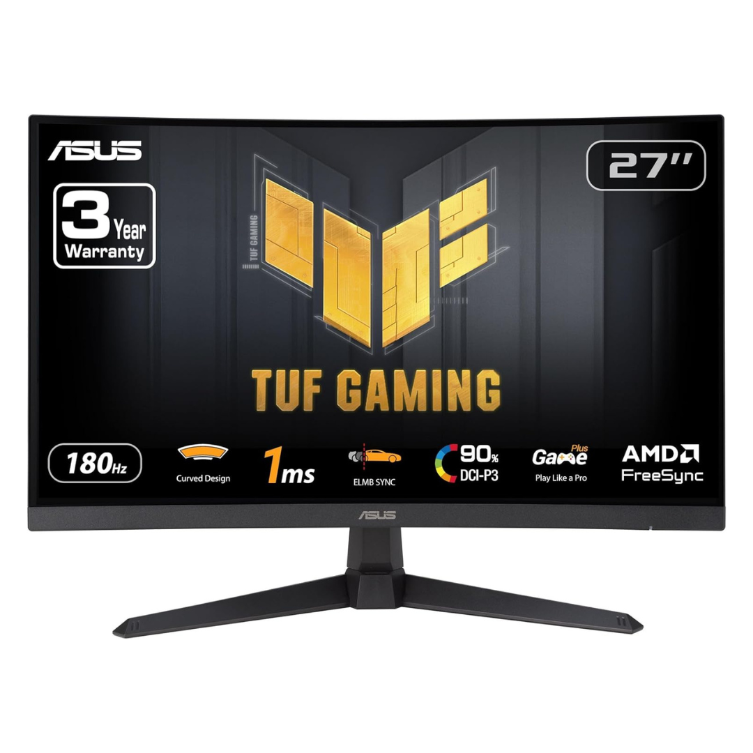 Asus TUF 27" Curved FHD VA AMD FreeSync Gaming Monitor