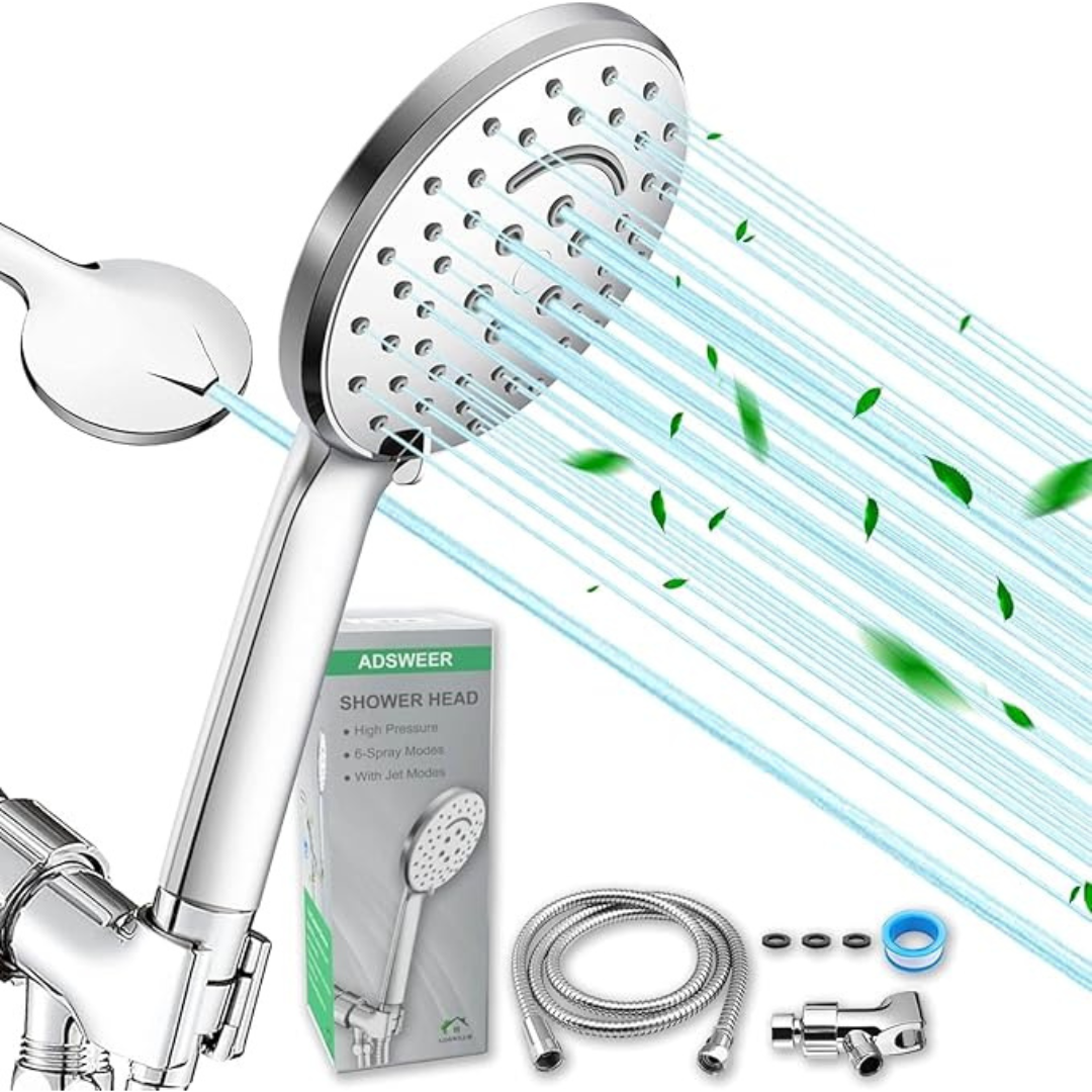 High Pressure Shower Head With Handheld Hose (Various)