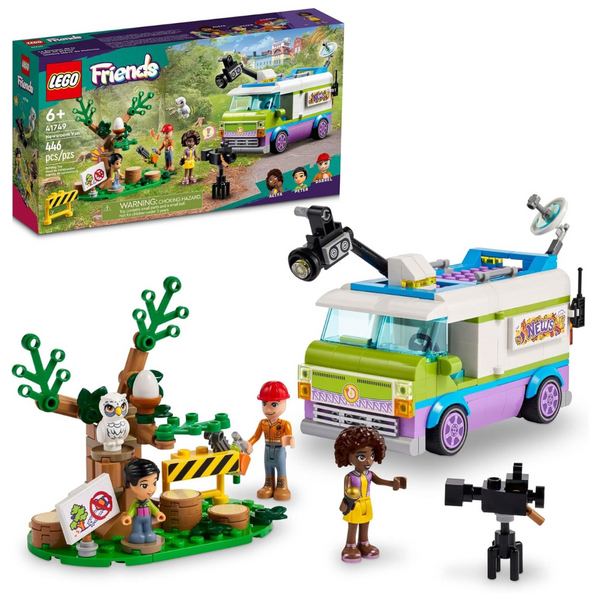 LEGO Friends Newsroom Van 41749 Building Toy Set