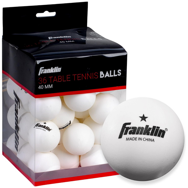 36-Pack Franklin Sports Professional 40mm Official Size Ping Pong Balls