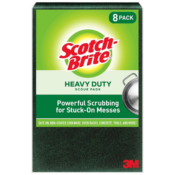 8-Pack Scotch-Brite Heavy Duty Large Scour Pads