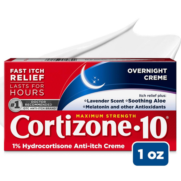 Cortizone 10 Maximum Strength Overnight Anti-Itch Cream