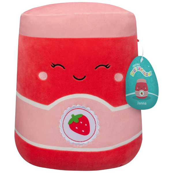 Squishmallows 14" Janna Strawberry Jam Large Ultrasoft Plush Toy