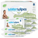 540-Count WaterWipes Plastic-Free Textured Clean Toddler & Baby Wipes