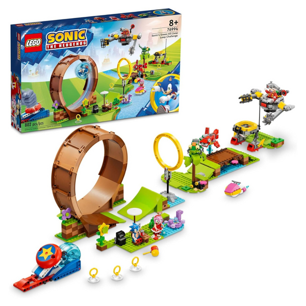 LEGO Hedgehog Sonic's Green Hill Zone Loop Challenge Set (76994)