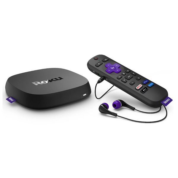 Roku Ultra 4K/HDR/Dolby Vision Streaming Device W/Voice Remote Pro