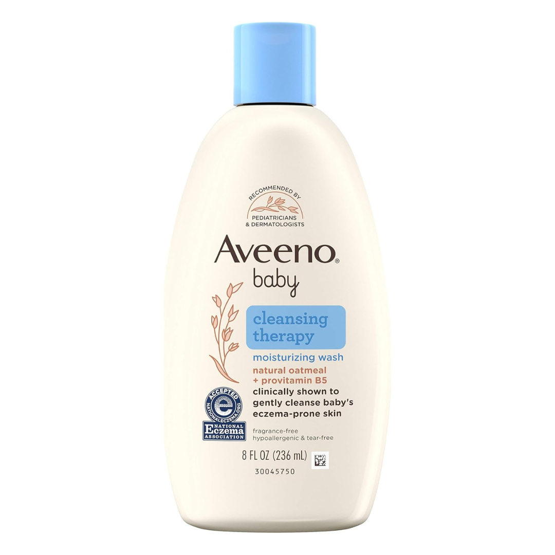 Aveeno Baby Cleansing Therapy Moisturizing Body Wash (8 Oz)