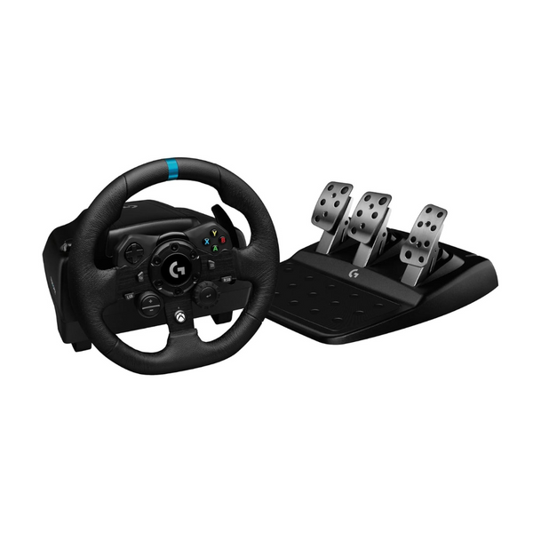 Logitech G923 Racing Wheel & Pedals For Xbox X/S/One And PC + G740 Mouse Pad + Racing Gloves