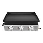 Cecarol 23" 3-Burner 25,500 BTU Propane Gas Griddle