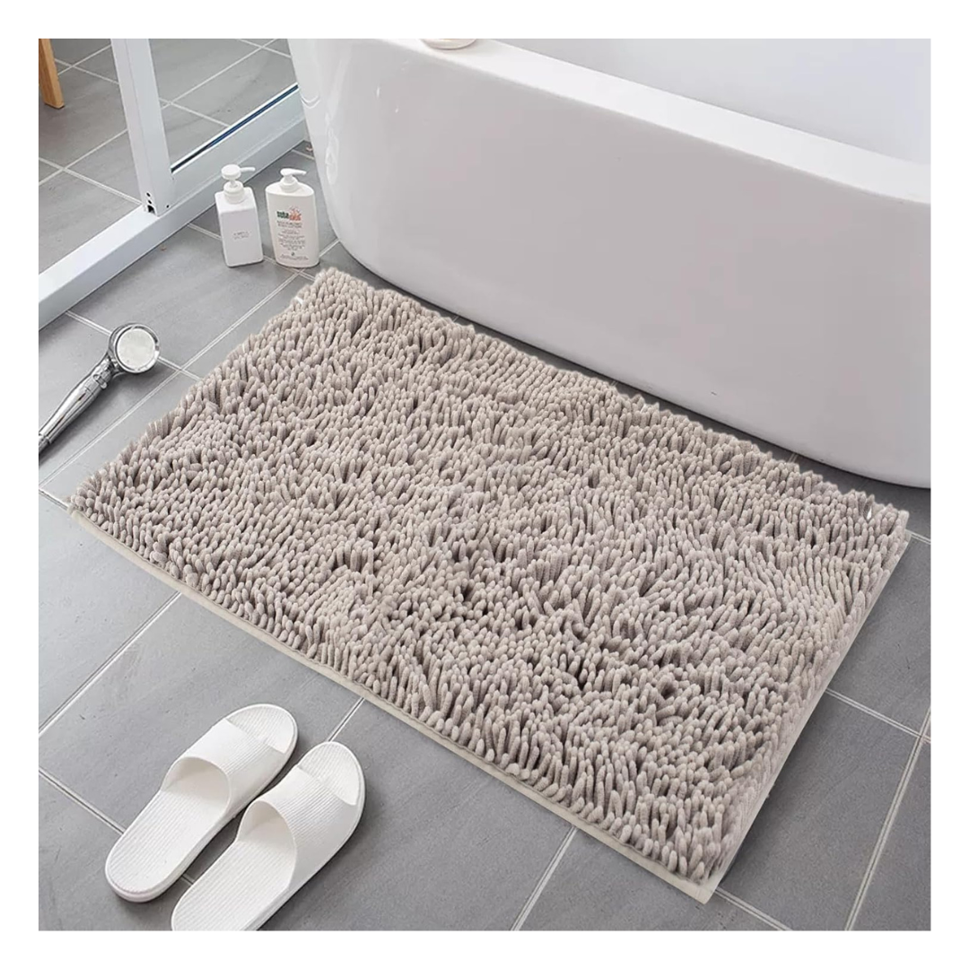 GWT Soft Highly Absorbent 30" x20" Plush Chenille Bath Mat (Various)