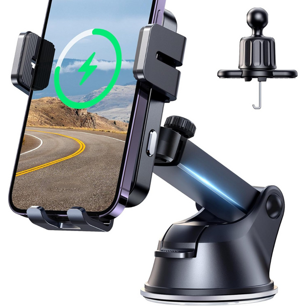 Joyroom 15W Qi Fast Wireless Car Charger SmartPhone Holder Mount