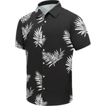 SheLucki Hawaiian Summer Beach Casual Short Sleeve Printed Shirts