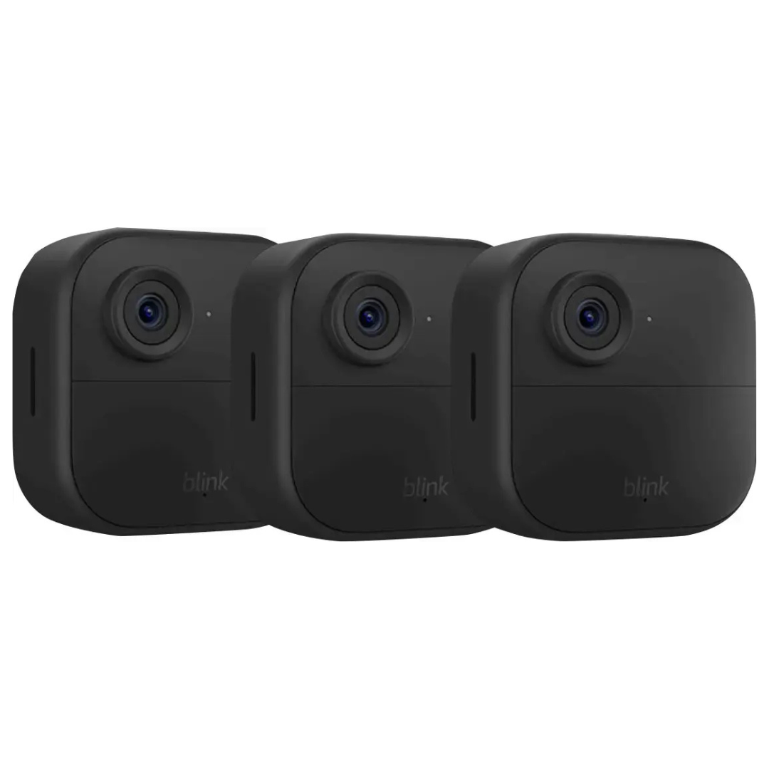 3-Count Blink Outdoor 4 (4th Gen) Wire-Free Smart Security Camera System