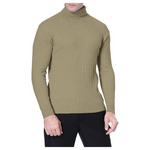 Men's Slim Fit Sweater Twisted Knitted Pullover Sweaters