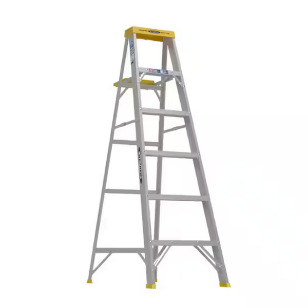 Werner 6ft Aluminum Step Ladder With 250 lb. Load Capacity