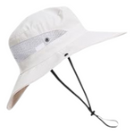 Women's 3" Wide Brim UPF 50+ Ponytail Sun Hat