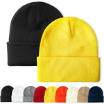 2-Pack Unisex Knit Winter Beanie Hats