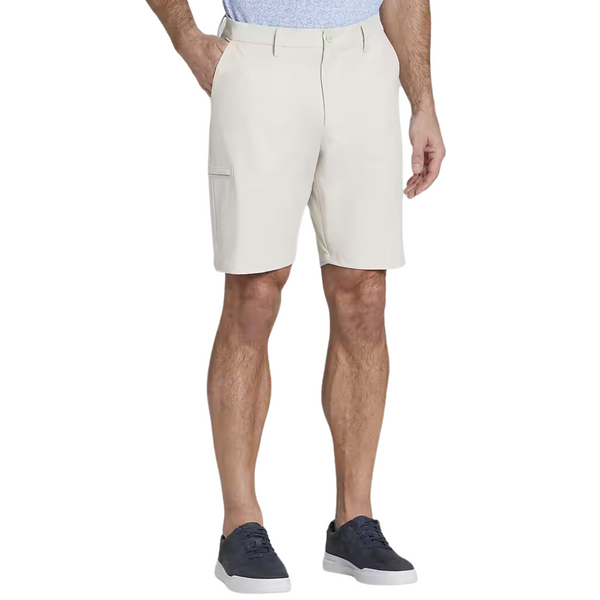 Traveler Collection Men's Tailored Fit Cargo Tech Shorts