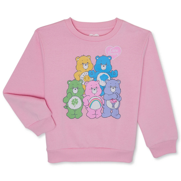 Care Bears Girls Graphic Crewneck Sweatshirt (Various)