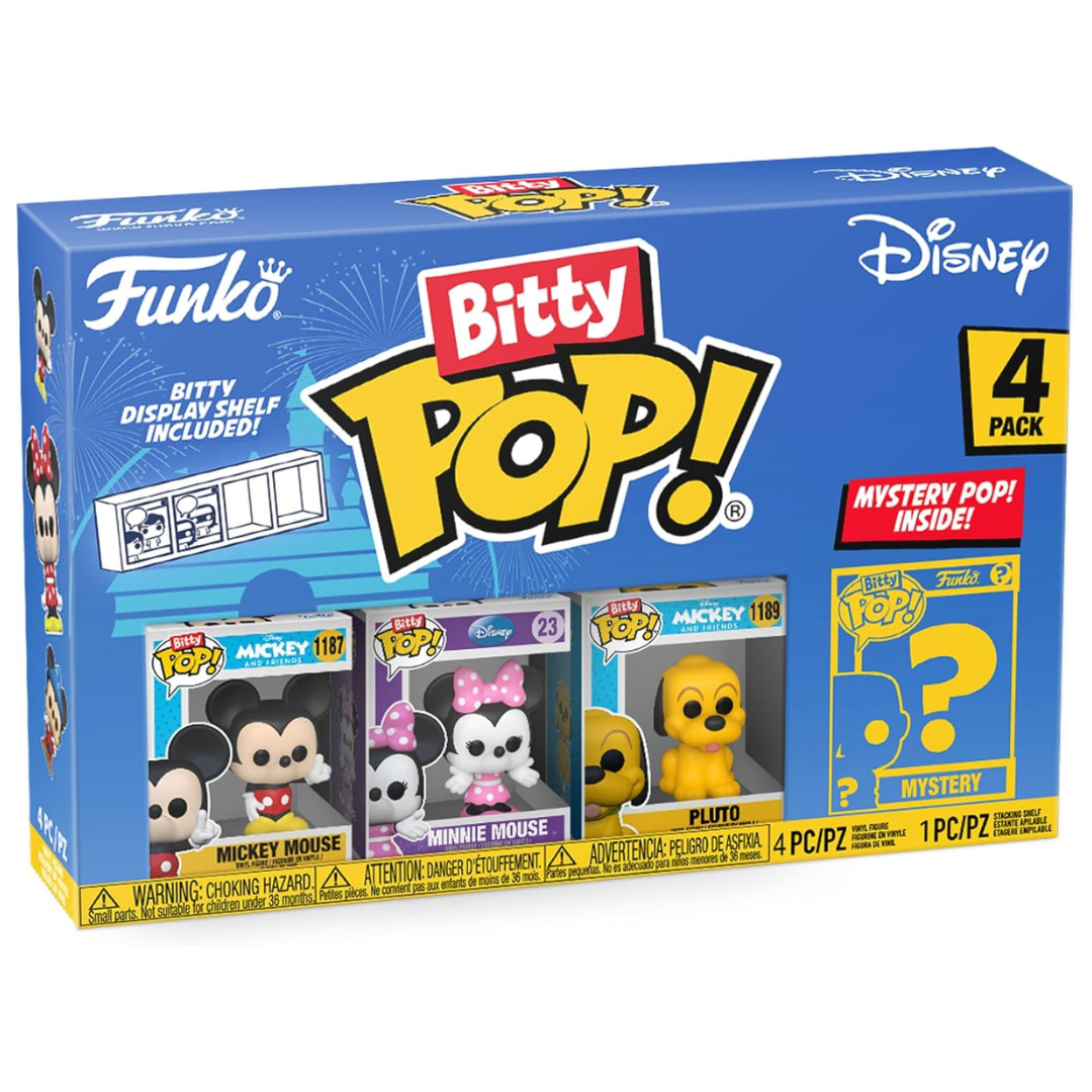 4-Pack Funko Bitty Pop! Disney Mini Collectible Toys