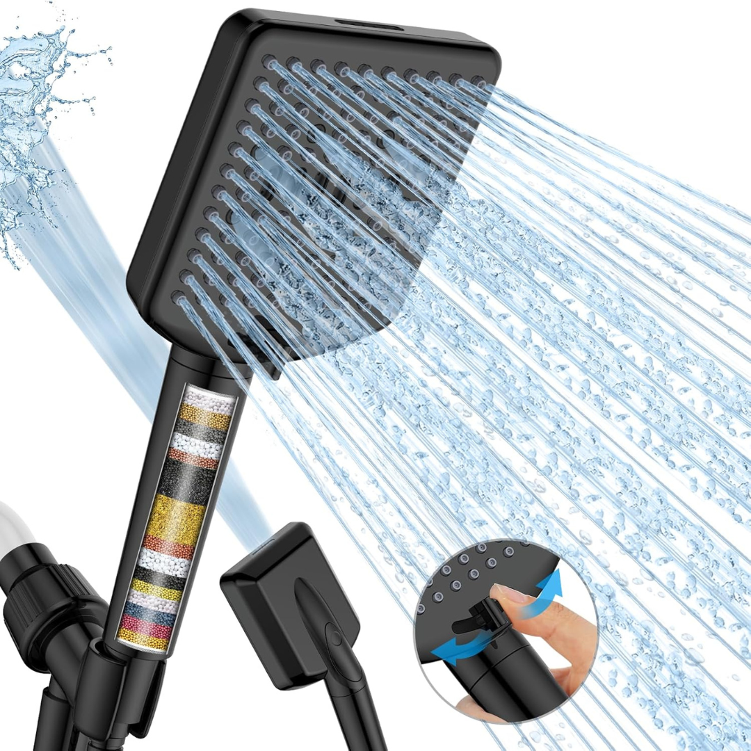 Homlord Filtered High Pressure Shower Head With Handheld