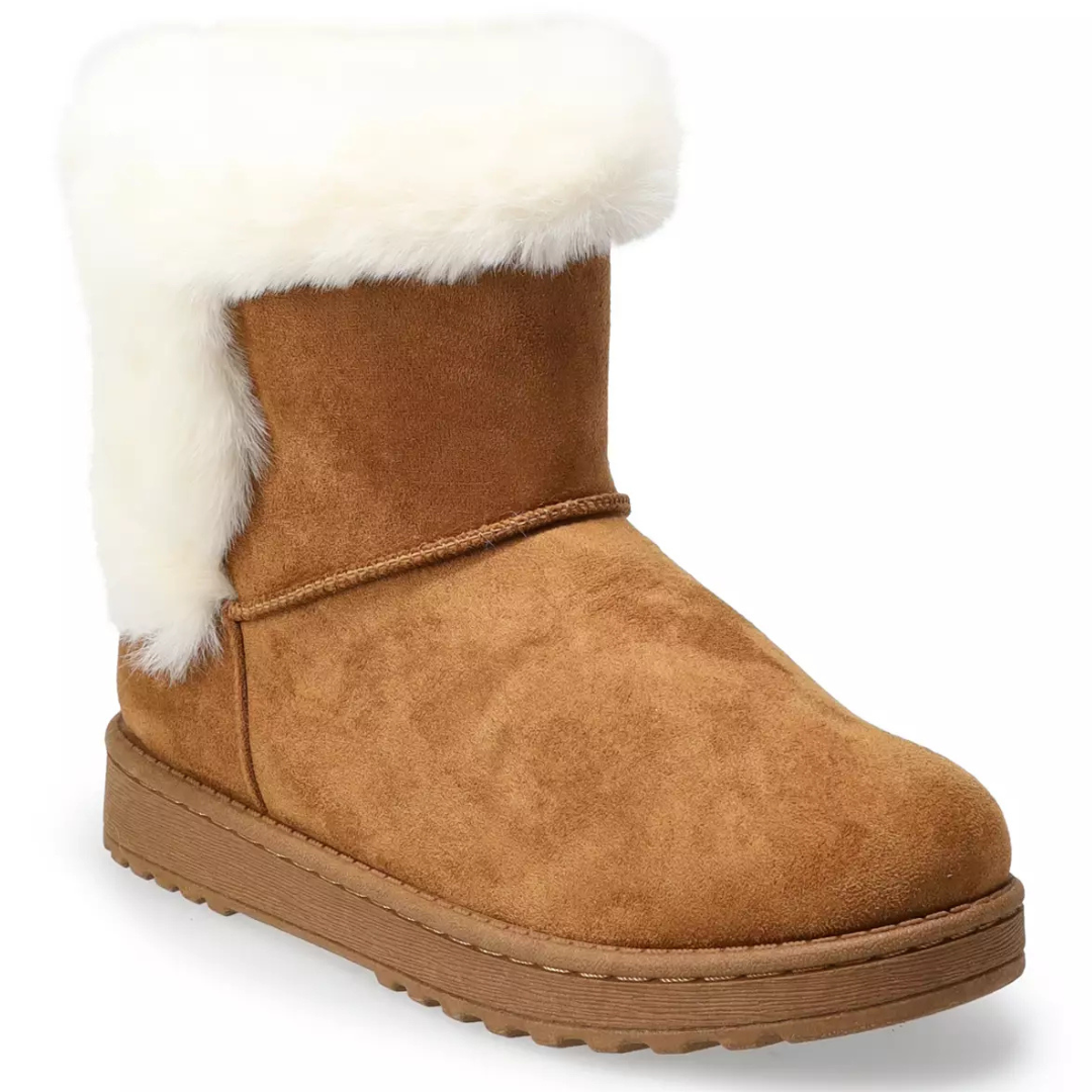 SO Paulina Women's Faux-Fur Winter Boots