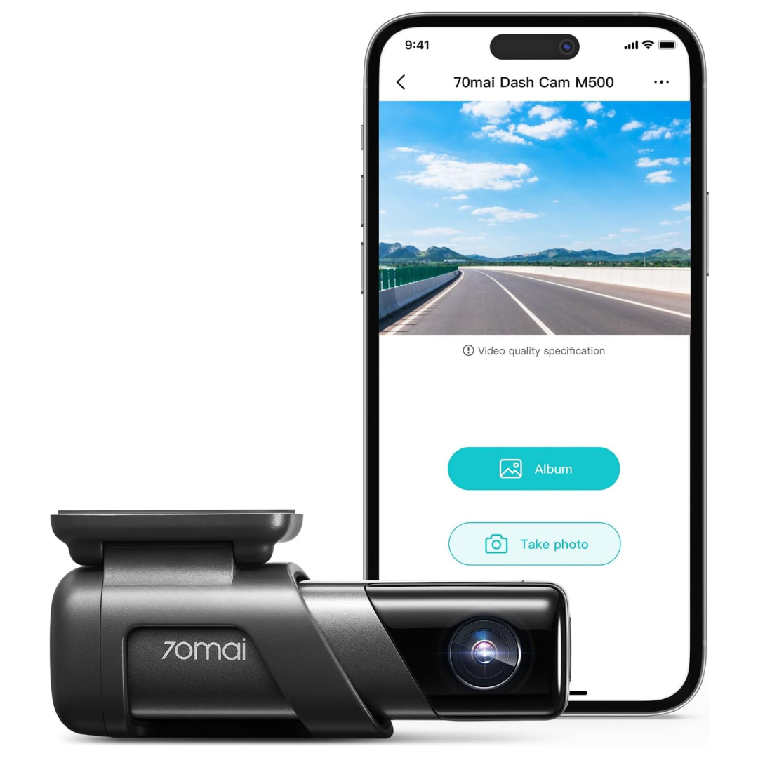 70mai True 2.7K 1944P M500 eMMC Built-in 128GB Storage Dash Cam