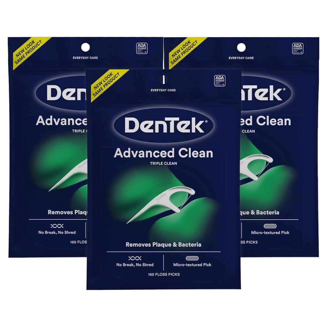 3-Pack DenTek Triple Clean Advanced Clean Floss Picks