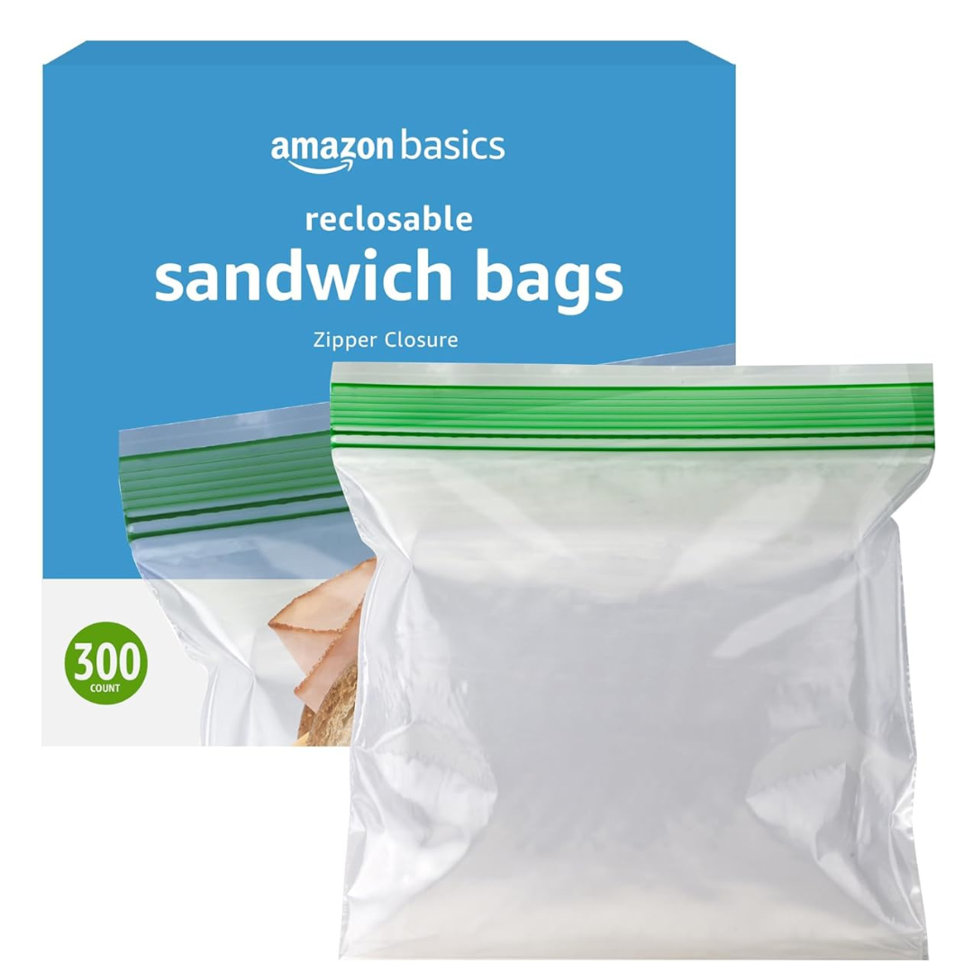 300-Count Amazon Basics Sandwich Storage Bags