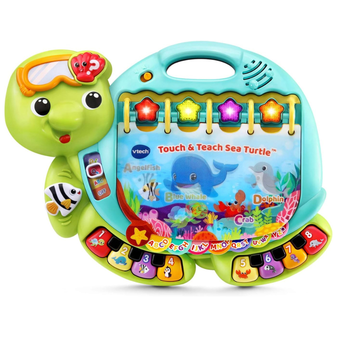 VTech Touch And Teach Sea Turtle Interactive Learning Book