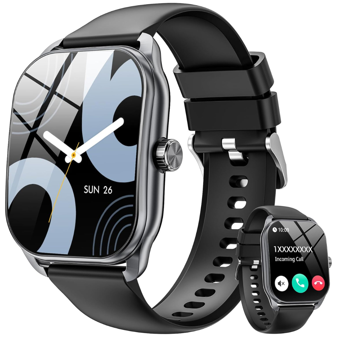 2.01" HD Curve Screen IP68 Waterproof Smart Watch With Heart Rate