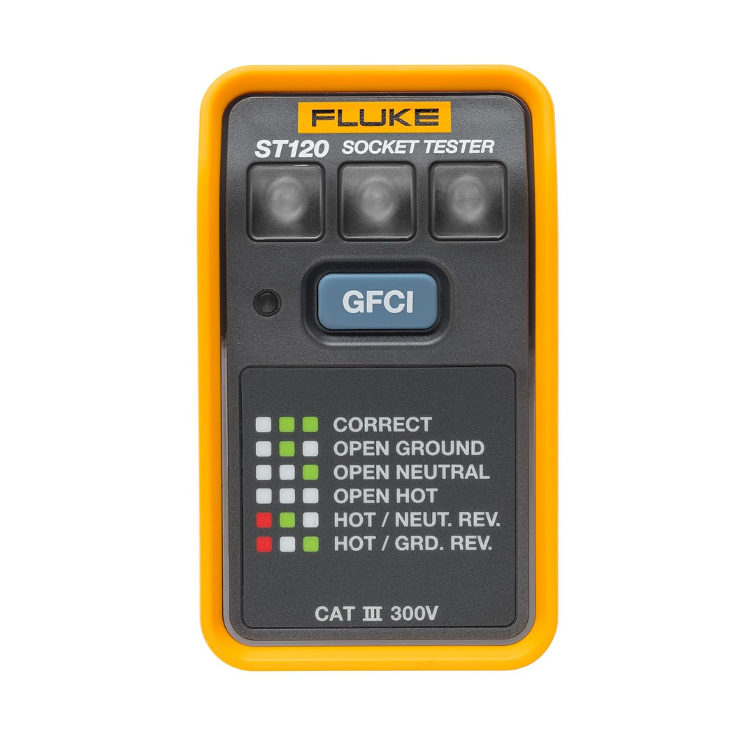 Fluke ST120 GFCI Socket Tester Without Beeper