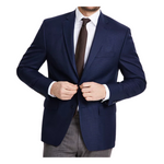 Michael Kors Men's Classic-Fit Houndstooth Sport Coat (Navy)