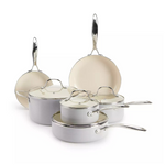 Food Network Farmstead 10-Piece Nonstick Ceramic Cookware Set (3 Colors)