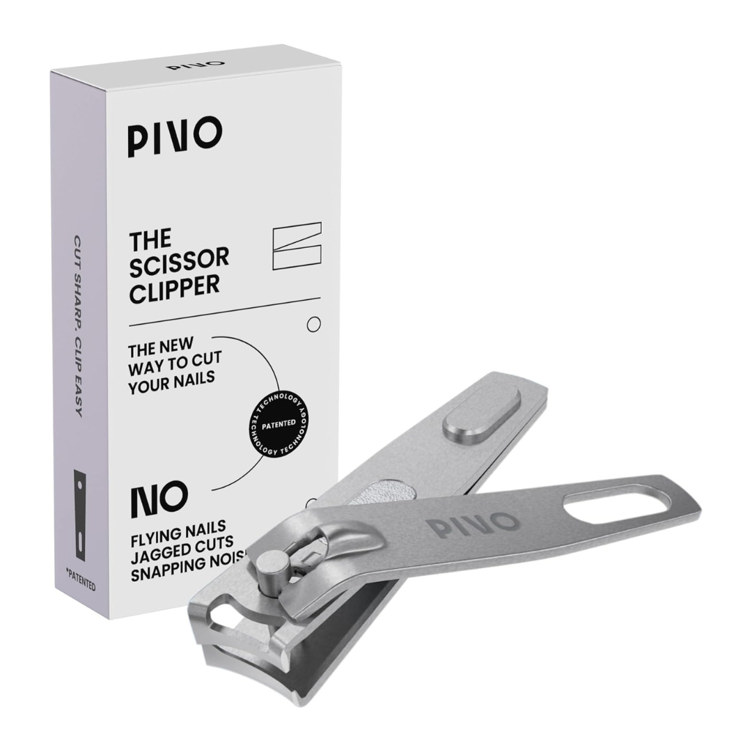 PIVO Curved Hybrid Nail Scissors And Nail Clippers