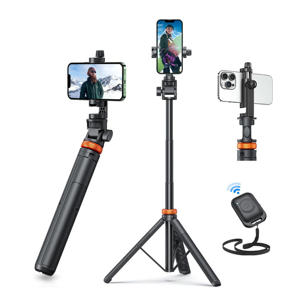 Eucos 62" Selfie Stick Tripod With Remote