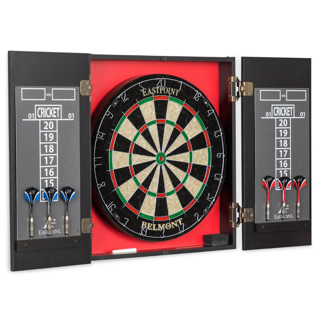 EastPoint Sports Belmont Official Size Premium Bristle Dartboard Set