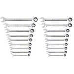 GEARWRENCH 18-Piece SAE/MM 90-Tooth Pro Combination Ratcheting Wrench Set