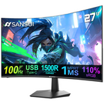 Sansui ES-27C1-CA 27" Curved FHD VESA Gaming Monitor