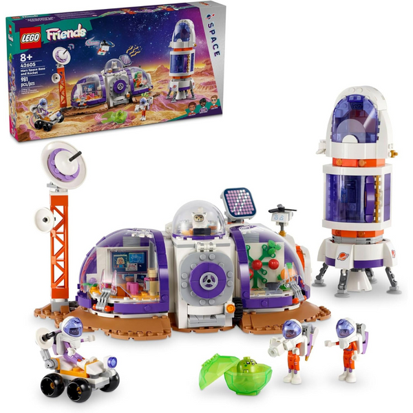 981-Piece LEGO Friends Mars Space Base & Rocket Set (42605)