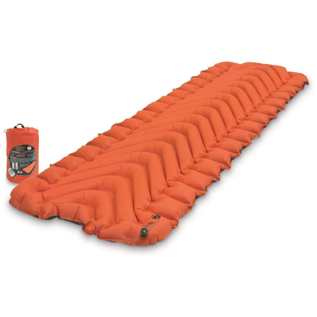 Klymit Insulated Static V Inflatable Lightweight Sleeping Pad